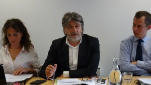 Emmanuelle Latouche (Cerdd), Emmanuel Cau (Conseil Régional) et Yann Gourio (ADEME)