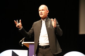 Bertrand Piccard au World Forum 2019, crédit Maxime Dufour