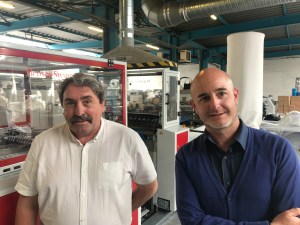 Jean-Marie Harrissart, dirigeant et Guillaume Petit, directeur commercial d'Harry Plast